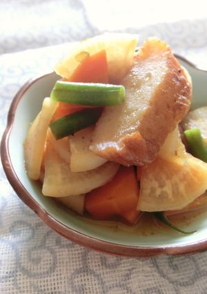 大根とさつま揚げの炒め煮*-レシピのメイン写真