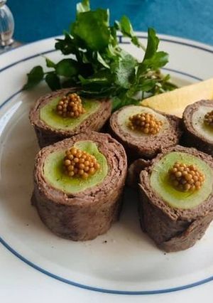 リーキの肉巻き粒マスタード添え-レシピのメイン写真