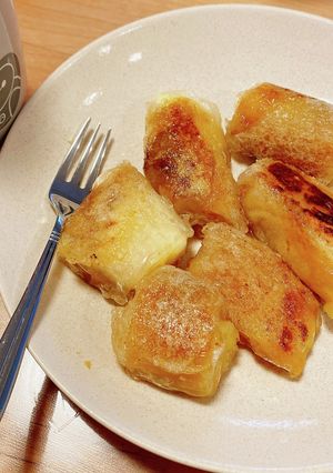 焼き芋とクリチのライスペーパー巻き-レシピのメイン写真