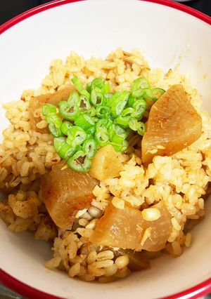 カクテキとツナのコチュジャン炊き込みご飯-レシピのメイン写真