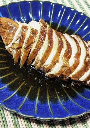 柔らかジューシー♡鶏むね肉の紅茶煮ハム-レシピのメイン写真