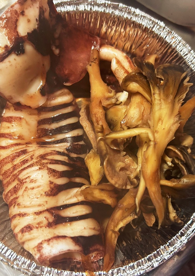 イカと天然舞茸の煮物-レシピのメイン写真