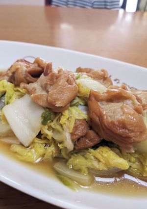 白菜とお麩の煮物-レシピのメイン写真