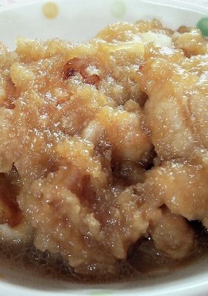 さっぱり美味しい！鶏肉の甘酢みぞれ炒め-レシピのメイン写真