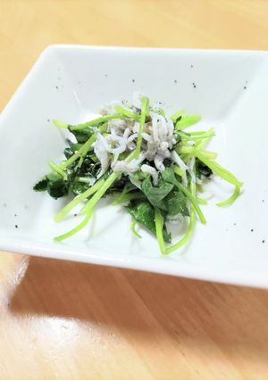 三つ葉としらすのソテー-レシピのメイン写真
