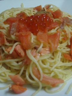 超簡単☆サーモンとイクラのパスタ-レシピのメイン写真