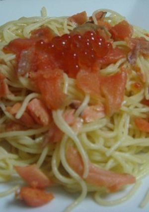 超簡単☆サーモンとイクラのパスタ-レシピのメイン写真