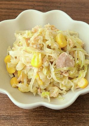 レンジがポイント！キャベツナサラダ-レシピのメイン写真