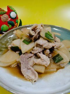 大根と豚肉のぽん酢炒め -レシピのメイン写真