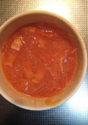 トマトジュースを使って作るトマトスープ-レシピのメイン写真
