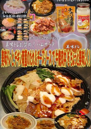 美味ドレとチキン南蛮＆チーズで牛焼肉丼！-レシピのメイン写真