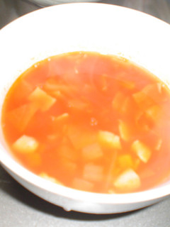お豆と野菜たっぷり!トマトスープ-レシピのメイン写真