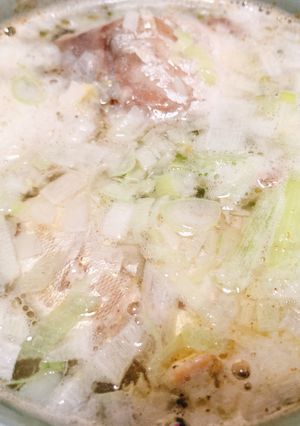 【レンジでできる】水煮の鯖缶で簡単スープ-レシピのメイン写真