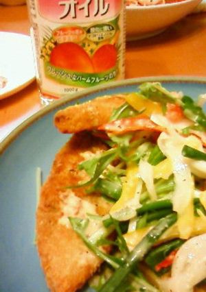 サクッと白身魚フライサラダ仕立て-レシピのメイン写真