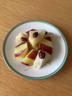 簡単レシピ☆さつまいもとりんごの甘煮-レシピのメイン写真