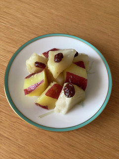 簡単レシピ☆さつまいもとりんごの甘煮-レシピのメイン写真