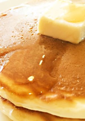 こめ粉のパンケーキ？ホットケーキ-レシピのメイン写真