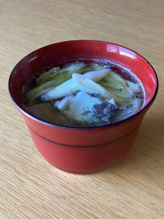 簡単レシピ☆さばとごぼうの味噌汁-レシピのメイン写真