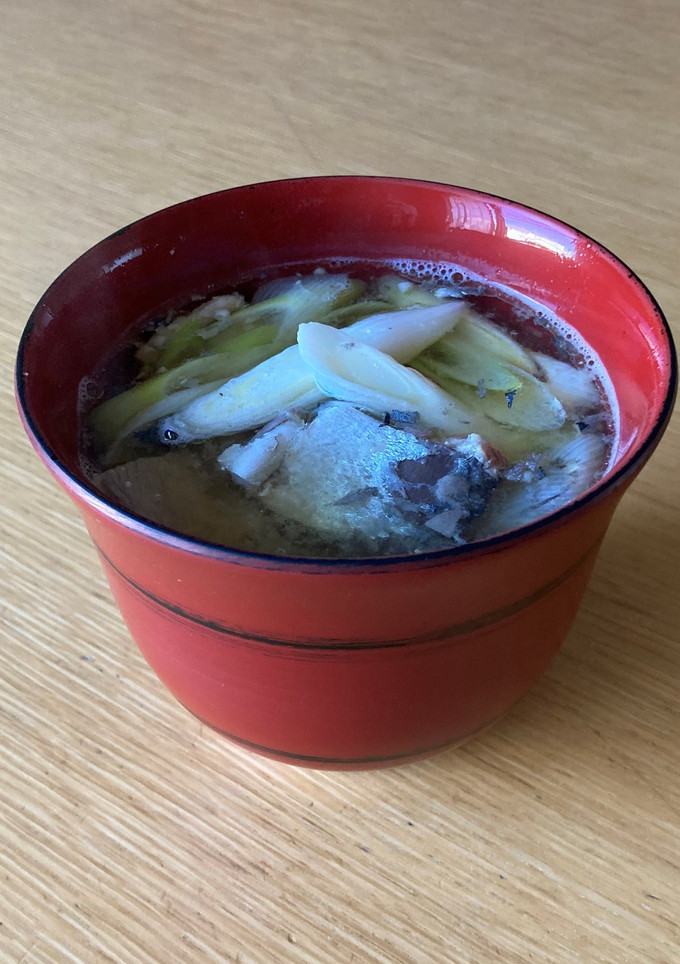 簡単レシピ☆さばとごぼうの味噌汁-レシピのメイン写真