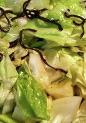 キャベツと塩昆布のオリーブオイル和え-レシピのメイン写真