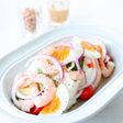 美味しい豆腐で【エビアボカドの豆腐サラダ