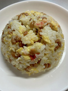 梅と納豆炒飯!!-レシピのメイン写真