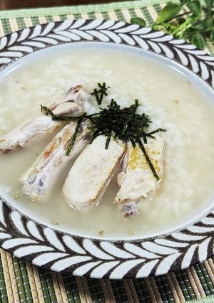 アジアン粥★手羽＆いしる能登の味覚和風粥-レシピのメイン写真