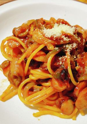 レンジのみで！濃厚ナポリタン-レシピのメイン写真