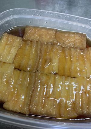レンジで厚揚げの麺つゆ煮-レシピのメイン写真