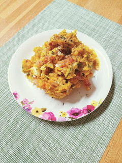 かぼちゃのクリームチーズサラダ-レシピのメイン写真