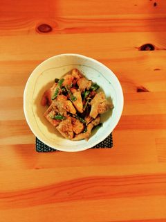鶏もも肉の酒粕味噌煮-レシピのメイン写真