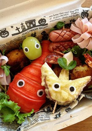 ピクミン　キャラ弁　遠足　ピクニック-レシピのメイン写真