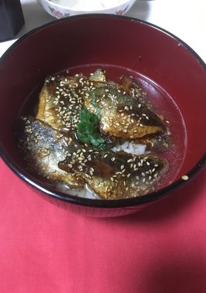 アジ竜田蒲焼き丼御膳-レシピのメイン写真