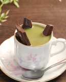 抹茶麹甘酒　ホットチョコレート