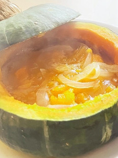 まるごとかぼちゃのあ〜ったかスープ-レシピのメイン写真
