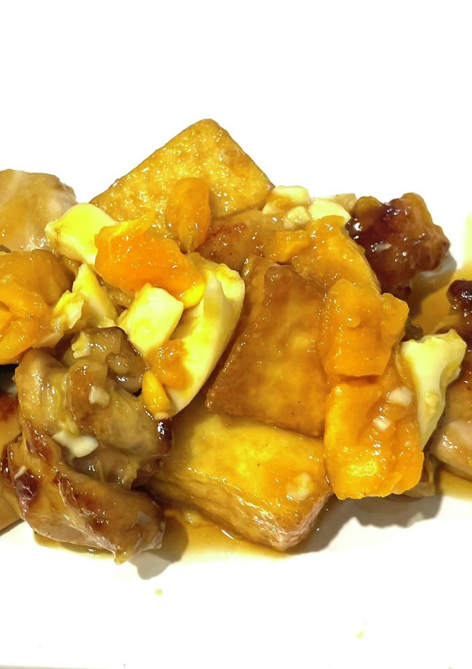 鶏ももと厚揚げの半熟卵甘辛煮-レシピのメイン写真
