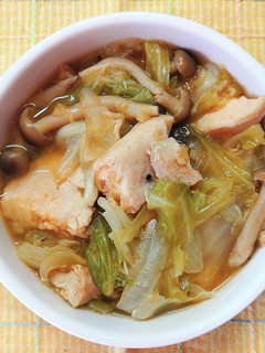 キャベツと しめじ サラダチキンのスープ-レシピのメイン写真