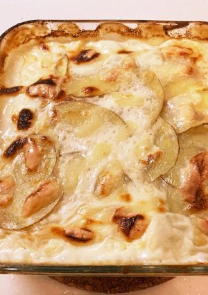 切ってチン＆焼く★スライスじゃがグラタン-レシピのメイン写真