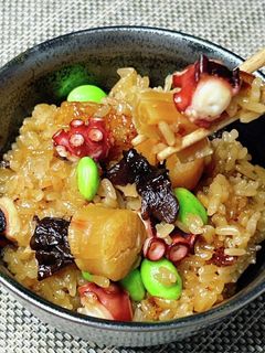 乾物が決めて!中華おこわ風炊き込みご飯-レシピのメイン写真