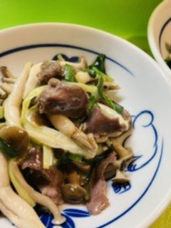 *大豆アレルギーの為の砂肝炒め*-レシピのメイン写真