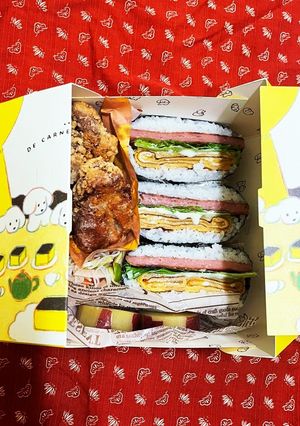 2023.10.21.ご飯サンド弁当-レシピのメイン写真