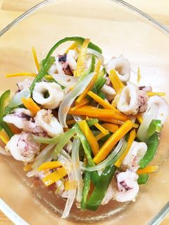 給食の「いかのマリネ」♡温冷どちらでも-レシピのメイン写真