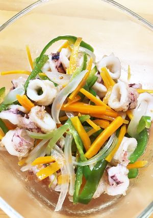 給食の「いかのマリネ」♡温冷どちらでも-レシピのメイン写真