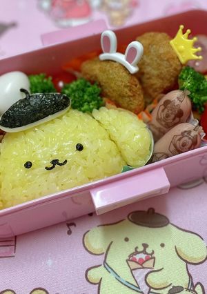ポムポムプリン　キャラ弁-レシピのメイン写真