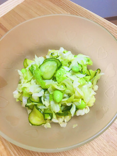 給食の「グリーンサラダ」♡シンプルサラダ-レシピのメイン写真