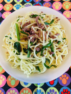 牛ひき肉とニラで●4分塩レモン焼きそば-レシピのメイン写真