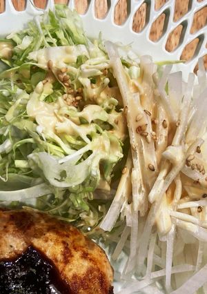 びっくりドンキー風の優しいマヨドレ-レシピのメイン写真