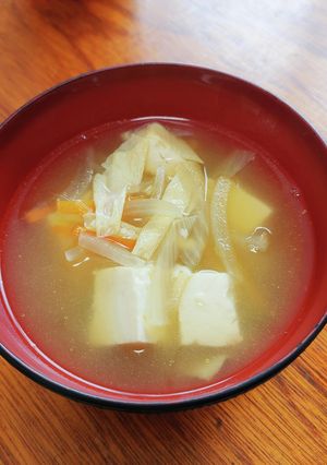 コクが出る?!甘酒入りおみそ汁-レシピのメイン写真