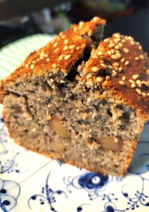 73*❤️甘栗と胡麻のケーキ-レシピのメイン写真