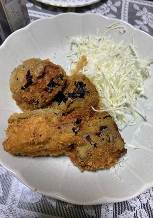 ナスの挟み揚げ-レシピのメイン写真
